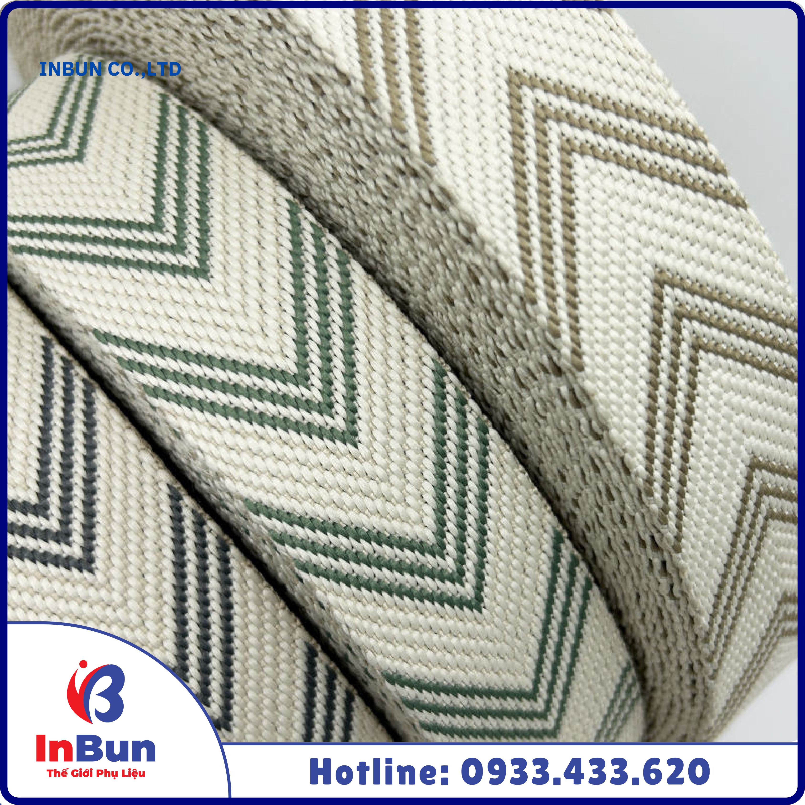 COMPUTER JACQUARD WEBBING FOR BACKPACK & GUITAR STRAPS
